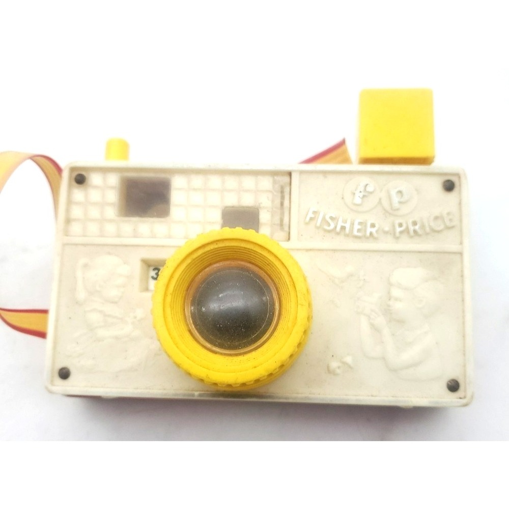 Vintage Fisher Price Picture Story Camera Toy #784 Works 1967